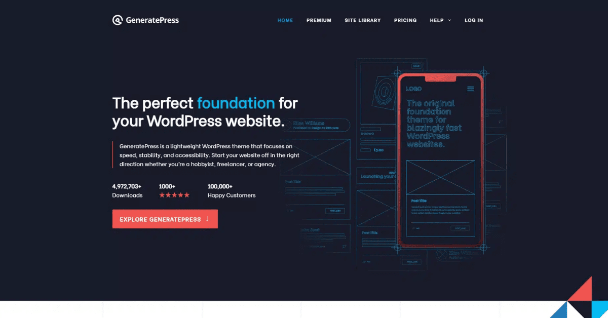 Theme GeneratePress WordPress