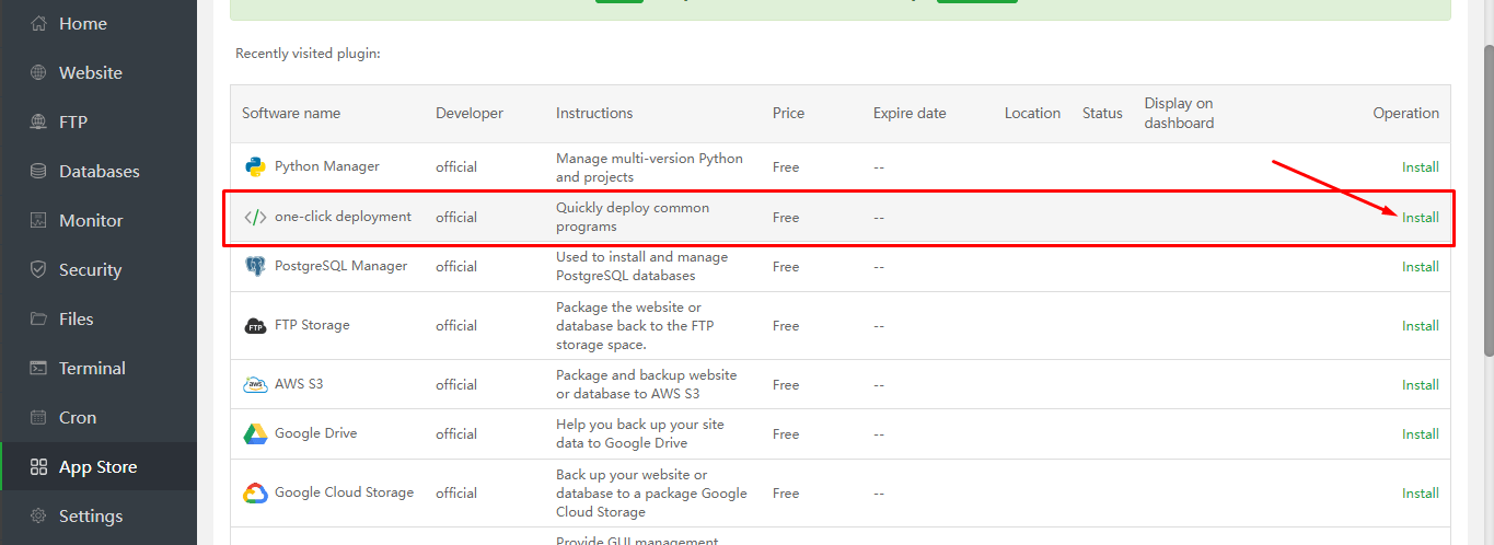 Hướng dẫn cài đặt WordPress với 1 click trên aaPanel