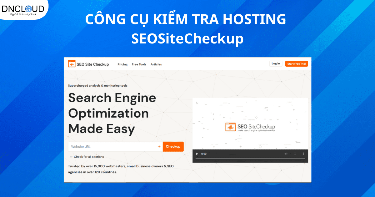 Công cụ kiểm tra SEOSiteCheckup