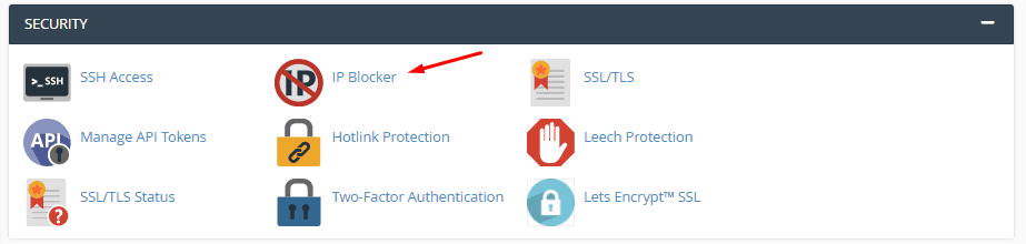 Hướng dẫn chặn IP trong cPanel