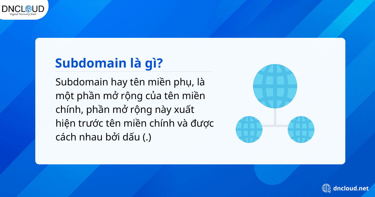 Subdomain là gì?